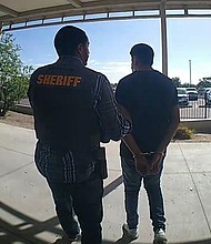 A 14-year-old male was arrested on Friday with charges of kidnapping, robbery, aggravated battery and tampering with evidence.
Mandatory Credit:	KOAT