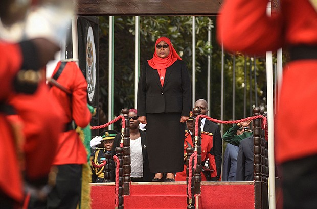 A special committee established by Tanzania's new president, Samia Suluhu Hassan, has issued a range of recommendations to tackle the Covid-19 situation in the country.
Mandatory Credit:	STR/AFP/Getty Images