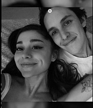 Singer Ariana Grande and real estate agent Dalton Gomez have officially tied the knot.
Mandatory Credit:	Ariana Grande/Instagram