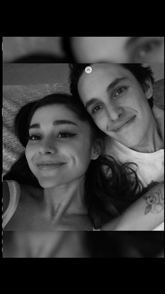 Congratulations and best wishes to the newly married Ariana Grande.