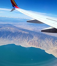 Southwest Airlines - View of Lake Tahoe