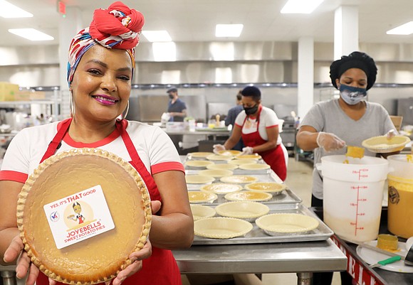 Joye B. Moore is a sixth-generation baker whose sweet potato pies based on an old family recipe may be making ...