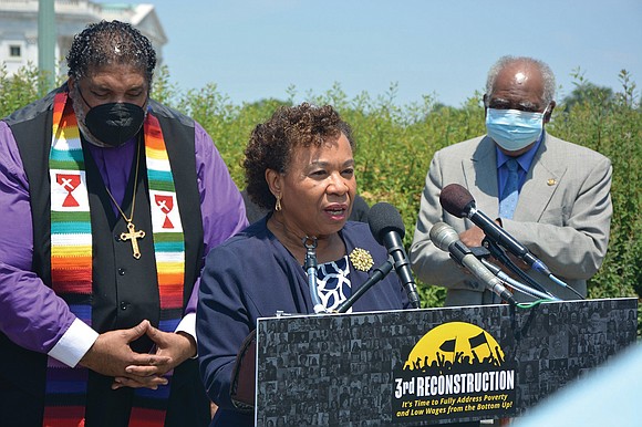 Lawmakers and leaders of the faith-based Poor People’s Campaign unveiled a sweeping new resolution on May 20 designed to eradicate ...