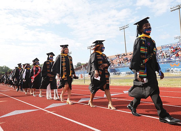 It was a day of celebration last Sunday at Virginia State University, as three classes of graduates marched and were ...