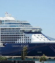 Celebrity Edge will be the first major cruise ship to sail from the United States in over a year as Covid-19 restrictions continue to ease in the country.
Mandatory Credit: Giorgos Zachos/SOPA Images/LightRocket/Getty Images