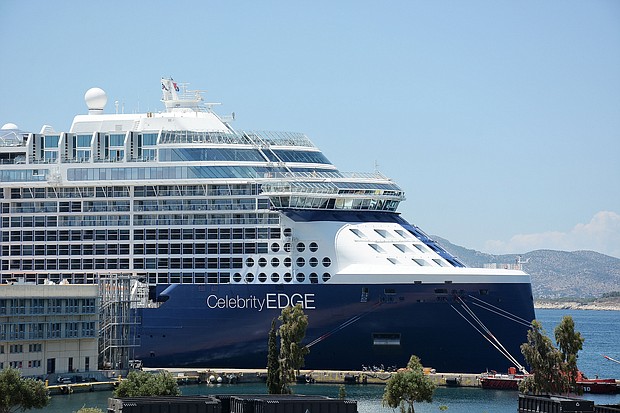 Celebrity Edge will be the first major cruise ship to sail from the United States in over a year as Covid-19 restrictions continue to ease in the country.
Mandatory Credit:	Giorgos Zachos/SOPA Images/LightRocket/Getty Images