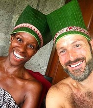 Bianca and Michael Alexander in Ubud, Bali.