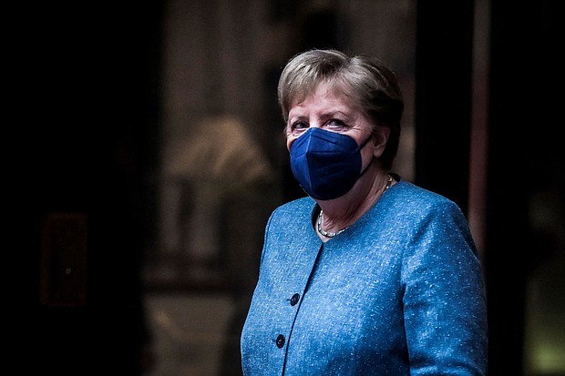 A spokesperson for German Chancellor Angela Merkel said that their government is seeking more information into the alleged spying.
Mandatory Credit:	Stephanie Lecocq/Pool/AFP/Getty Images