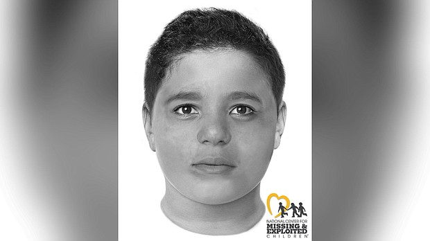 A new digitally enhanced photo of the boy found Friday morning by a hiker was released on Sunday by the Las Vegas Metro Police Department.
Mandatory Credit:	Las Vegas Metro Police Department