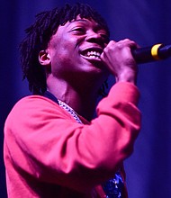 Texas rapper Lil Loaded, has died, his attorney Ashkan Mehryari told CNN and the Dallas County Medical Examiner's office did not yet have a cause of death. Pictured here, Rapper Lil Loaded, in Atlanta, on March 2020.
Mandatory Credit:	Prince Williams/Wireimage/Getty Images