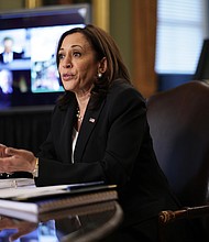 In the weeks since the President asked her to take charge of immigration from Central America, Vice President Kamala Harris and her staff have sought to make one thing clear: She does not manage the southern border.
Mandatory Credit:	Alex Wong/Getty Images North America/Getty Images