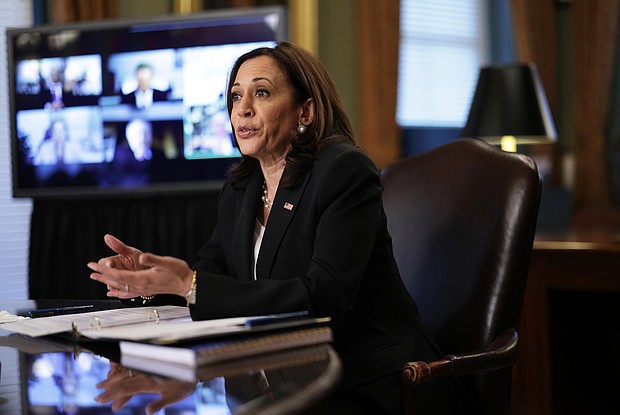 In the weeks since the President asked her to take charge of immigration from Central America, Vice President Kamala Harris and her staff have sought to make one thing clear: She does not manage the southern border.
Mandatory Credit:	Alex Wong/Getty Images North America/Getty Images