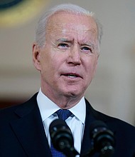 President Joe Biden will visit Tulsa, Oklahoma to mark the 100th anniversary of the Tulsa Race Massacre and announce new actions his administration will take to reduce the racial wealth gap as he commemorates one of the worst acts of racial violence in US history.
Mandatory Credit:	Evan Vucci/AP