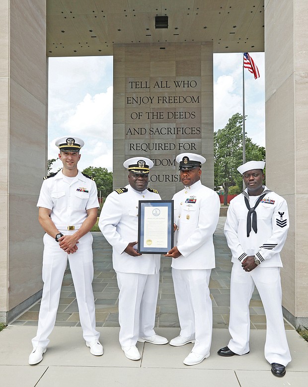Recognizing a naval pioneer/The late Adm. Samuel L. Gravely Jr., a Richmond native who was the first African-American to reach the rank of admiral and the first African-American to command a U.S. Navy fleet, was remembered and honored Wednesday during a ceremony at the Virginia War Memorial commemorating the 50th anniversary of his promotion to the rank of admiral.