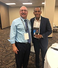 Gilbert Andrew Garcia and Hill Harper