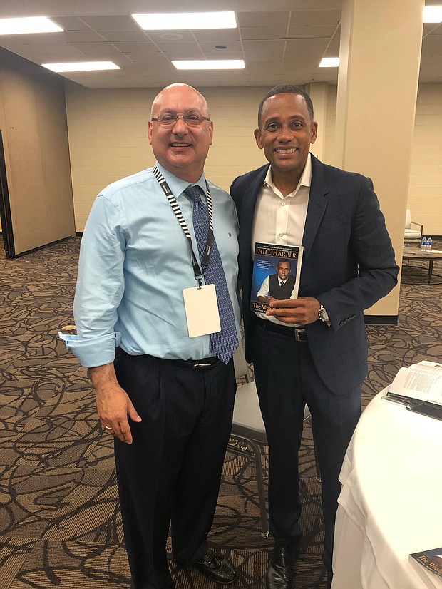 Gilbert Andrew Garcia and Hill Harper