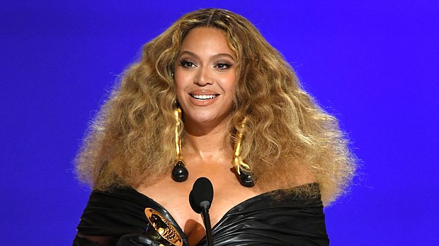 Superstar singer, Beyoncé, pictured here in March at the Grammys, is celebrating her twins'  Rumi and Sir Carter's birthday.
Mandatory Credit:	Kevin Winter/Getty Images