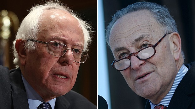 Majority Leader Chuck Schumer will meet with key members of the Senate Budget Committee including Chairman Bernie Sanders, to begin discussions about how to effectively write and pass a budget that can pass a diverse swath of the caucus in committee.
Mandatory Credit:	Getty Images
