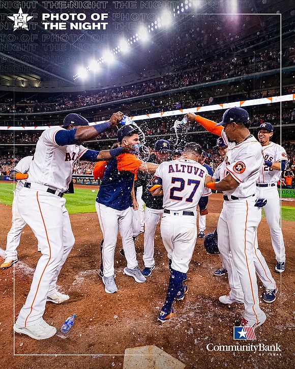 “You want to win on his birthday,” Altuve said. “So, I ‘m happy that I did something to help make …