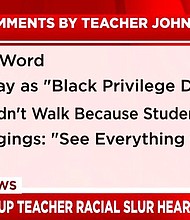 A school teacher is accused of using racial and homophobic slurs in the classroom.
Mandatory Credit:	KCTV