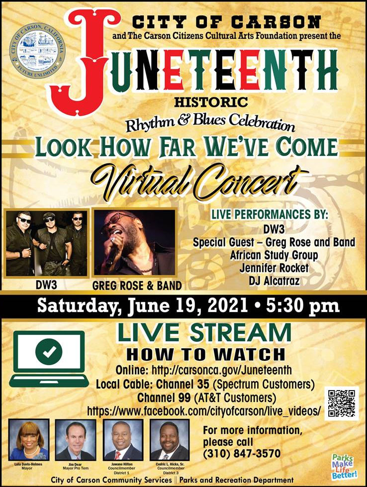 Carson hosts celebration on Saturday, June 19 Our Weekly