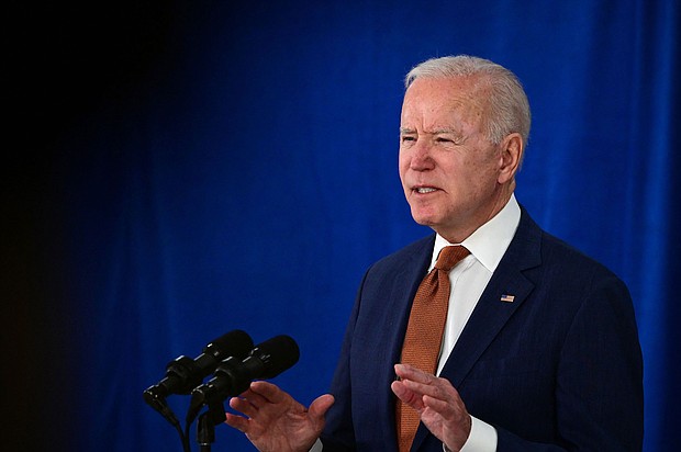 The Department of Education is canceling $500 million in student loan debt for 18,000 former ITT Tech students defrauded by the now defunct for-profit college, another step the Biden administration is taking to address a backlog of more than 100,000 forgiveness claims left over from the Trump administration.
Mandatory Credit:	Jim Watson/AFP/Getty Images
