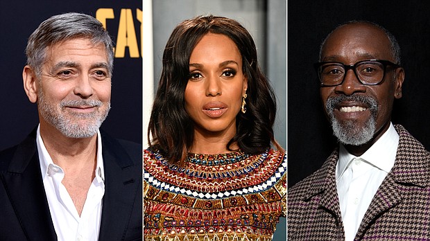 Hollywood stars George Clooney, Kerry Washington, Don Cheadle are among many to make the industry more inclusive.
Mandatory Credit:	Getty Images