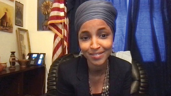 Congresswoman Ilhan Omar of Minnesota thanked Lutheran Immigration and Refugee Service during an online event June 17, in the name ...
