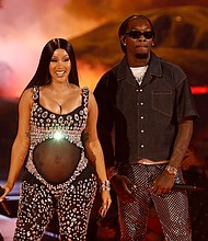 Cardi B and Offset of Migos perform onstage at the BET Awards on June 27.
Mandatory Credit:	Johnny Nunez/Getty Images