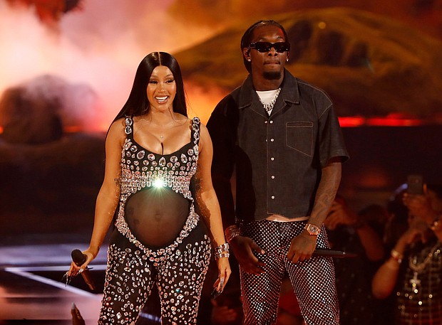 Cardi B and Offset of Migos perform onstage at the BET Awards on June 27.
Mandatory Credit:	Johnny Nunez/Getty Images