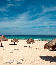 Life's a beach on the sands around Cancun.
Mandatory Credit:	Donald Miralle/Getty Images