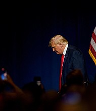 Donald Trump on Saturday will kick off his revenge tour against Republicans who defied him in the aftermath of the 2020 election and January 6 insurrection, hoping to convince his supporters to fire Ohio Rep. Anthony Gonzalez.
Mandatory Credit:	Melissa Sue Gerrits/Getty Images