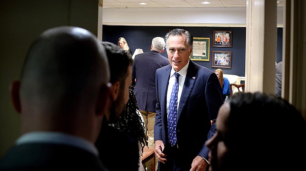 Sen. Mitt Romney, a key Republican negotiator in infrastructure talks, said on June 26 that he's "totally confident" President Joe Biden will sign a bipartisan bill a day after the President attempted to clean up comments that threatened the deal.
Mandatory Credit:	Anna Moneymaker/Getty Images