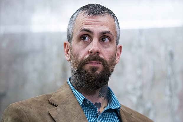 DC Metropolitan Police Officer Michael Fanone, seen here on May 27 in Washington, D.C., will meet with House Minority Leader Kevin McCarthy on Friday.
Mandatory Credit:	 Tom Williams/CQ-Roll Call/Getty Images