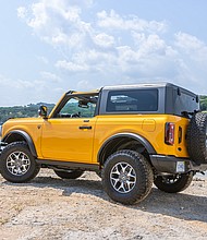 The Ford Bronco is aimed squarely at the Jeep Wrangler.
Mandatory Credit:	Nimai Malle