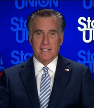 Republican Sen. Mitt Romney on June 27 called on members of his party to "move on" from Donald Trump's 2020 election lies, equating the former President's return to rally-style events to wrestling entertainment as Trump goes after those who defied him.
Mandatory Credit:	CNN