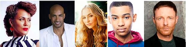 Nicole Ari Parker (photo by Felix Natal Jr.), Boris Kodjoe, Drea de Matteo, Nik Sanchez (photo by Cathryn Farnsworth) and Mackenzie Astin (photo by David Muller)