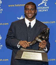 Five years after he won the award, Reggie Bush gave up the Heisman after an NCAA investigation.
Mandatory Credit:	Michael Cohen/WireImage/Getty Images