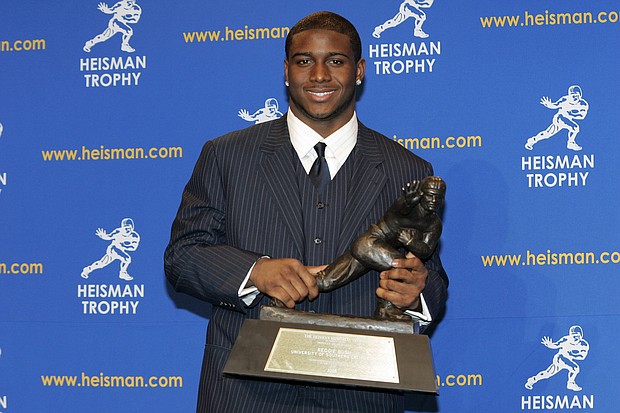 Five years after he won the award, Reggie Bush gave up the Heisman after an NCAA investigation.
Mandatory Credit:	Michael Cohen/WireImage/Getty Images