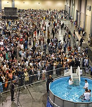 Jehovah’s Witnesses Convention in Downtown Richmond in a previous year.