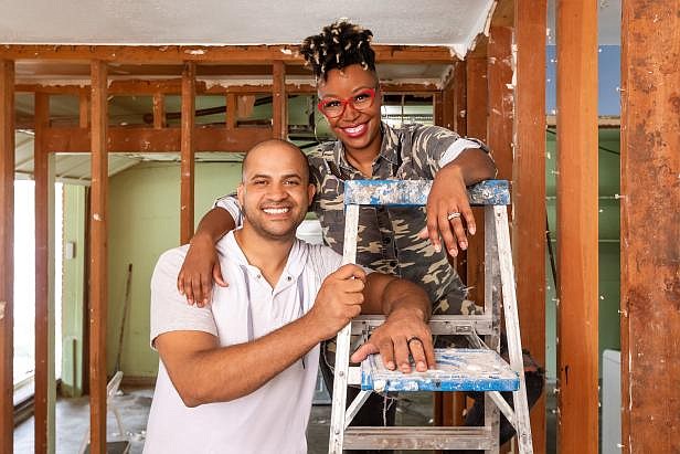 Paul Ladd/Getty Images
Jon Pierre and Mary Tjon-Joe-Pin return to HGTV in a new series, Two Steps Home.