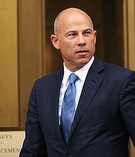 A federal judge sentenced celebrity lawyer turned criminal defendant Michael Avenatti, pictured here on July 23, 2019, in New York City, to 30 months in prison for attempting to extort millions of dollars from Nike.
Mandatory Credit:	Spencer Platt/Getty Images