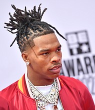 Lil Baby, here at the 2021 BET Awards, was taken into police custody in Paris on Thursday.
Mandatory Credit:	Paras Griffin/Getty Images for BET