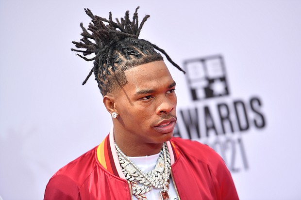 Lil Baby, here at the 2021 BET Awards, was taken into police custody in Paris on Thursday.
Mandatory Credit:	Paras Griffin/Getty Images for BET
