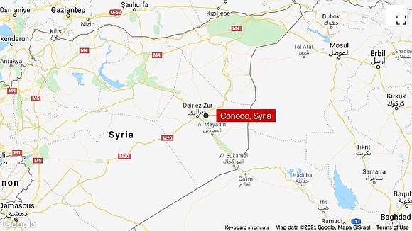 An area in eastern Syria where some US troops are based came under an "indirect fire attack" Saturday but no …