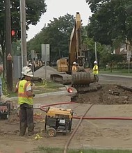 A local community is frustrated after residents said two water mains broke and more than a dozen in the area over the past year.
Mandatory Credit:	WNEM