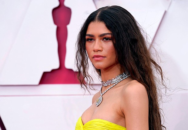 Zendaya, here at the Academy Awards in April, voices the character of Lola Bunny in "Space Jam: A New Legacy." She says she is surprised by the controversy over the redesign of Lola in order to make the character less sexualized.
Mandatory Credit:	Chris Pizzello/Pool/Getty Images