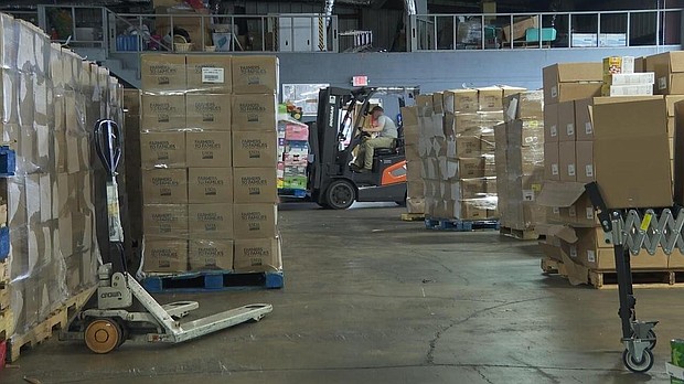 The Harvest Regional Food Bank in Texarkana is still just as busy as ever addressing hunger issues in the community.
Mandatory Credit:	KTBS