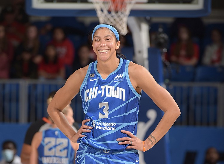 Chicago Sky's Candace Parker will be the first woman on the cover of ...