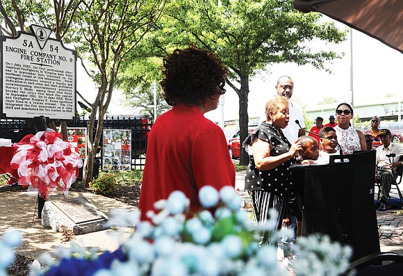 Engine Company No. 9 & Associates celebrated the 71 anniversary of the hiring of the first professional Black firefighters in ...